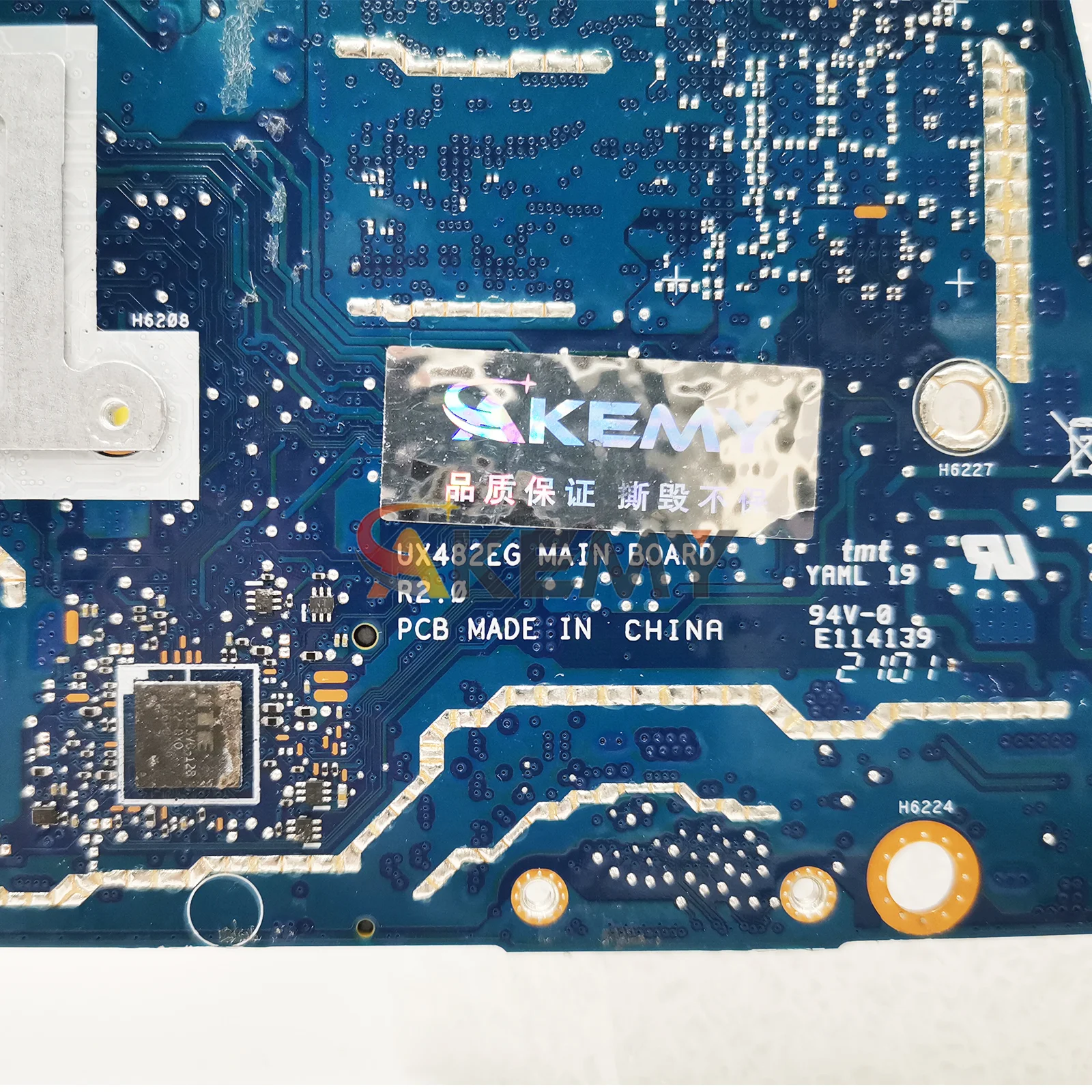 UX482EA اللوحة الأم للكمبيوتر المحمول ASUS UX482EAR UX482EG BX482E UX482E UX4100E BE482E UX482EA UX482EGR اللوحة الرئيسية 11th Gen I3 i5 i7 U