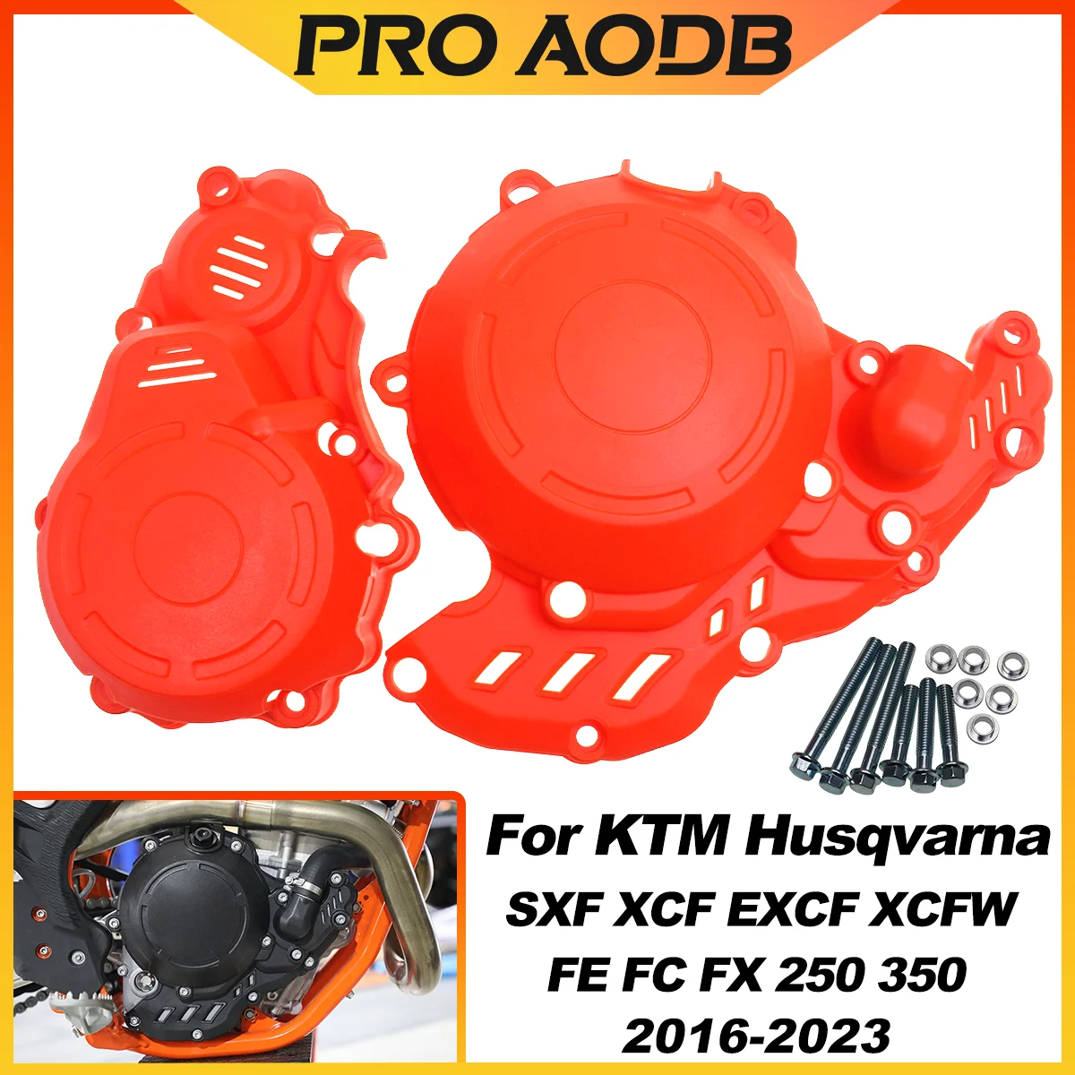 Zündung Kupplung Abdeckung Schutz Schutz Kit Für KTM SX-F XC-F EXC-F FREERIDE Für Husqvarna TC TE TX GASGAS EX EC MC 2016 2017-2023