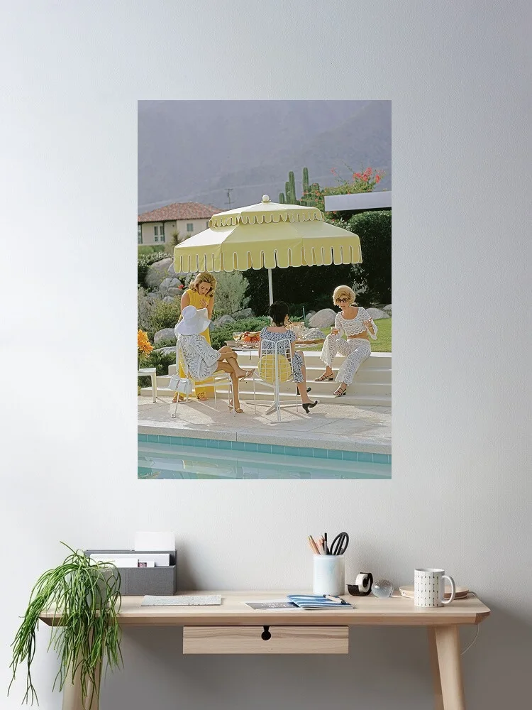 Slim Aarons, Palm Springs Life, Print Art Canvas Poster, For Living Room Decor, Home Wall Picture