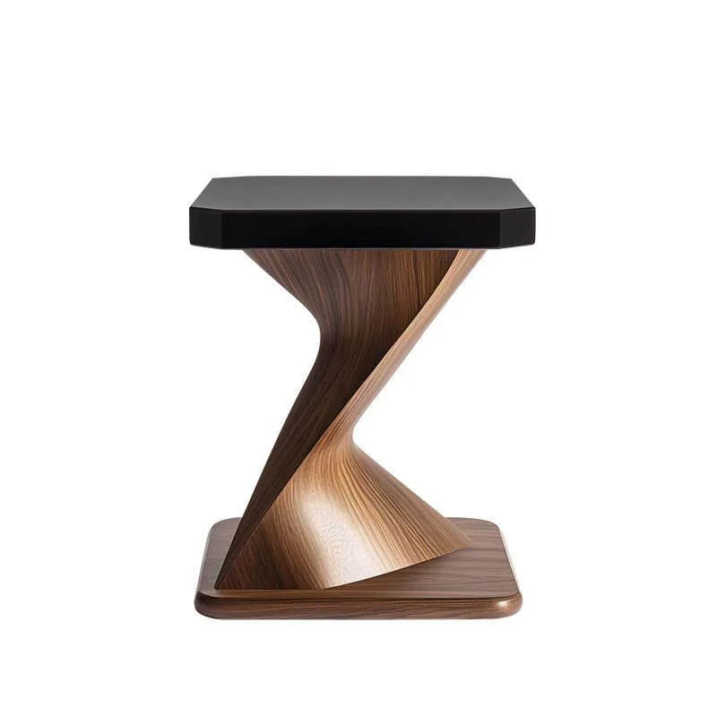 

Creative solid wood edge few living room sofa small coffee table high-end square bedside table corner few