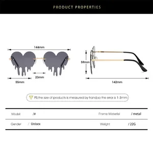 Liebe Herz in Form von Sonnenbrillen für Frauen, Markendesignerin, schön, sexy, Retro, Katzenauge, Vintage, billige Sonnenbrille, UV400, neue Mode 10 Hauptverkaufsbrillen Coracao - №4