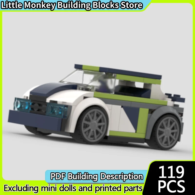

Speed Racing Car Model MOC Building Bricks Classic Sport Wagon Modular Technology Children Holiday Gifts Assemble Toys Suit