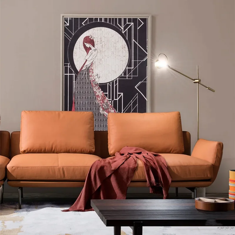 Włoska skórzana sofa