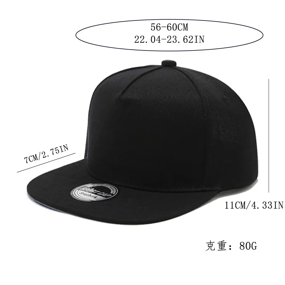 Modische Unisex-Baseballkappe für Männer und Frauen, Hip-Hop-Kappe mit flacher Krempe, Outdoor-Snapback-Mütze, flache Krempe, trendige Freizeit-Sonnenhüte, verstellbar – Detail 6