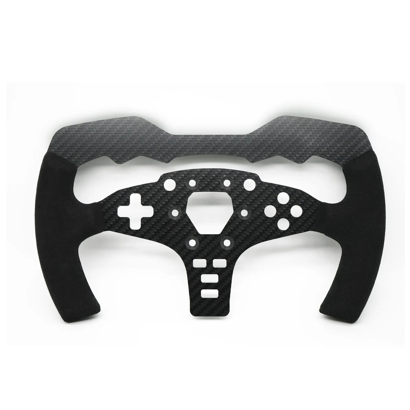 Simplayer Racing Steering Wheel PC SIM Gaming Modification Parts Ordinary Grip with Suede for T300 RS/GT 650GT3 or MOZA R5 F1