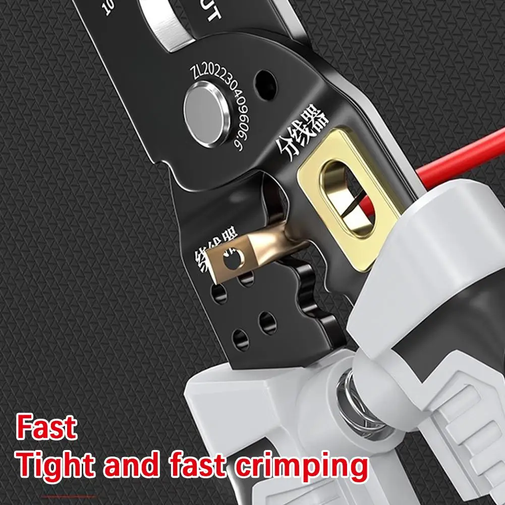 Multifunctional Wire Stripper Pulling Pliers Electrical Repairing Scissors for Stripping Cutting Crimping Essential Hand Tool