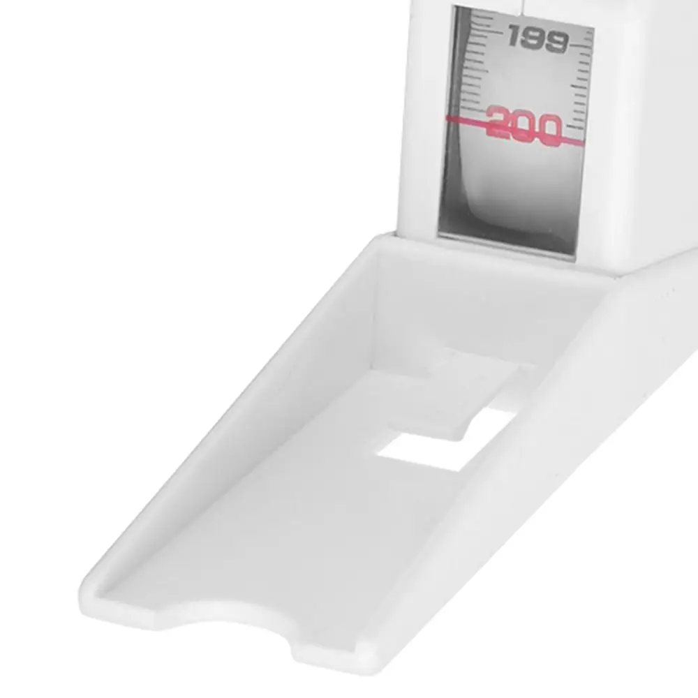 

Manual 2 Meters Height Meter Retractable Metric Growth Ruler Black Wall Mounted Height Measuring Tape for Home