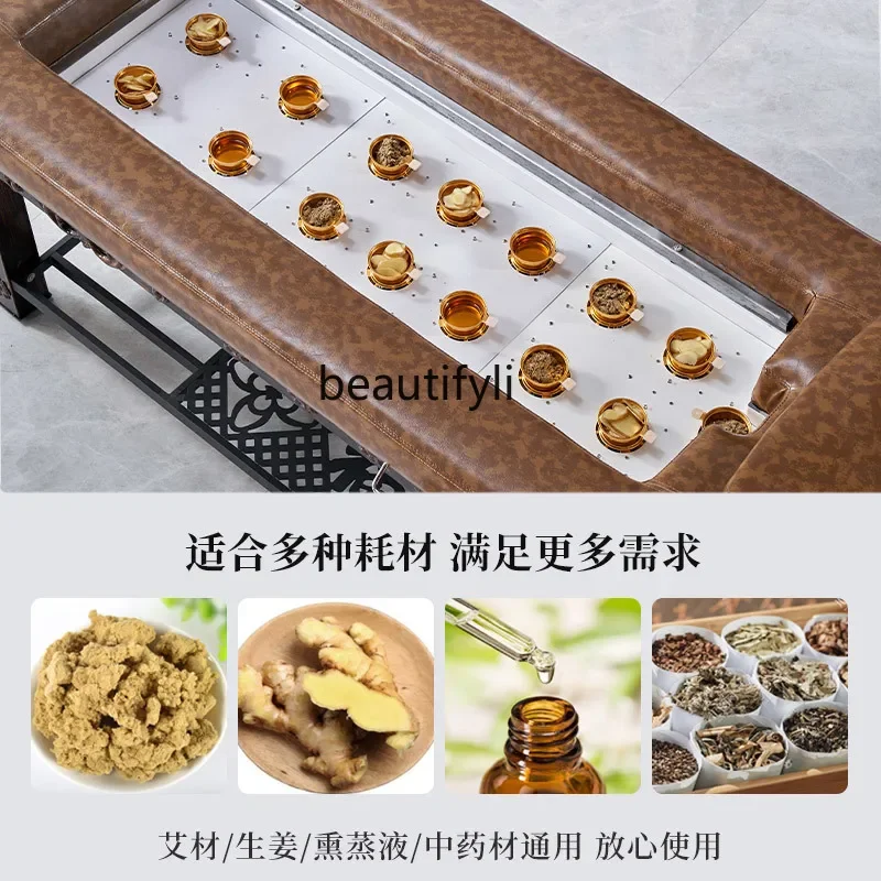 Cama de moxabustão automática sem fumaça X188 para casa, fisioterapia de corpo inteiro, salão de beleza e saúde