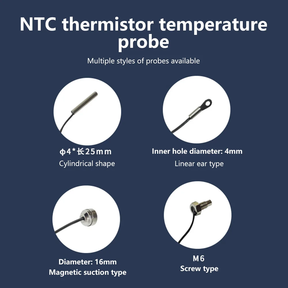 Rail Type Thermoregulator AC100-240V DC 8-24V Digital Adjustable Heating And Cooling Temperature Controller Two-way Relay Output