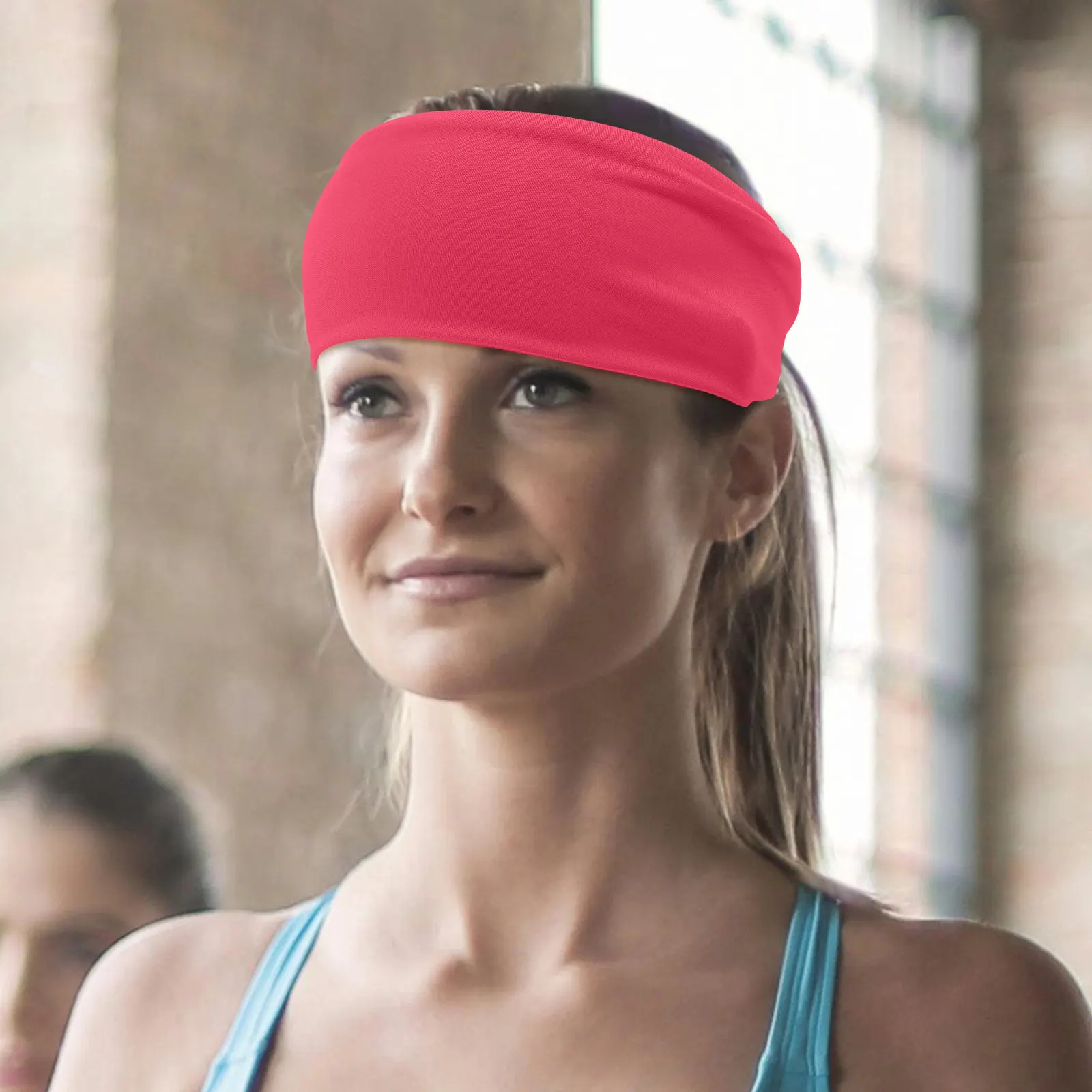 12Pcs Women's Yoga Headbands Sweat Wicking Breathable Stretchy Athletic Headbands for Fitness Running Aerobics Workout Stylish