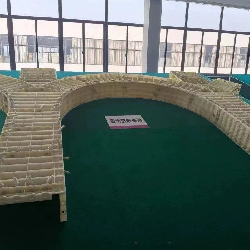 Formwork frame beam arched skeleton herringbone slope protection Time saving PS