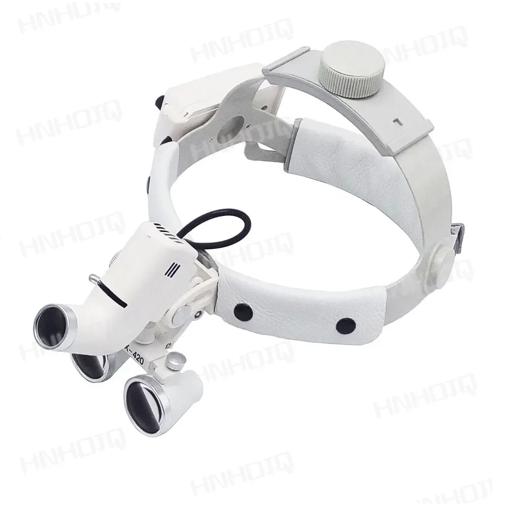 Head-Mounted 3.5 Times Oral Magnifying Glass LED Spotlight Non-Astigmatism Sight Distance 3.5x Magnifying Glass LED Light