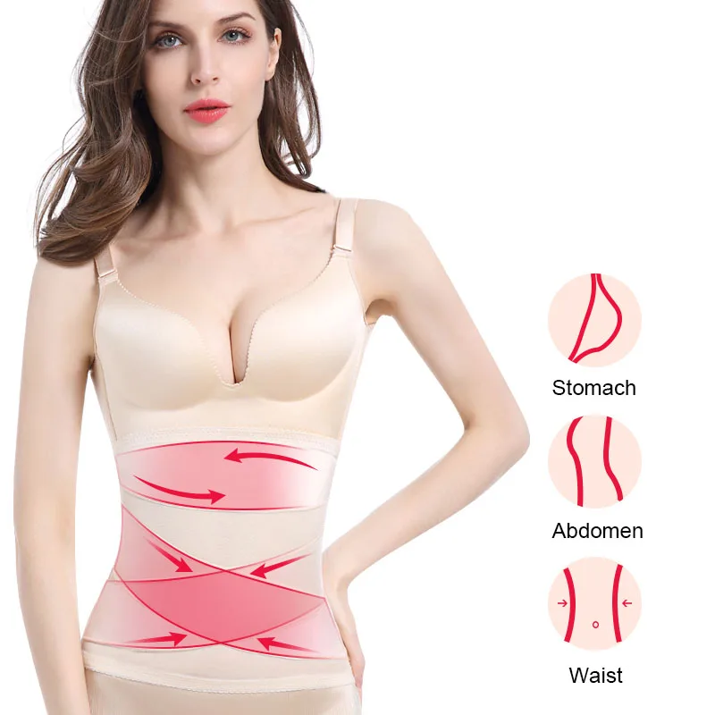 

2PCSWaist Trainer Body Shaper Slimming Underwear Shaper Body Shaper Shapewear Women Slimming Belt Corrective Underwear Belt Redu