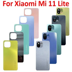 NEW Battery Back Cover Glass Rear Door Replacement Housing Case With STICKER Adhesive For Xiaomi Mi 11 Lite