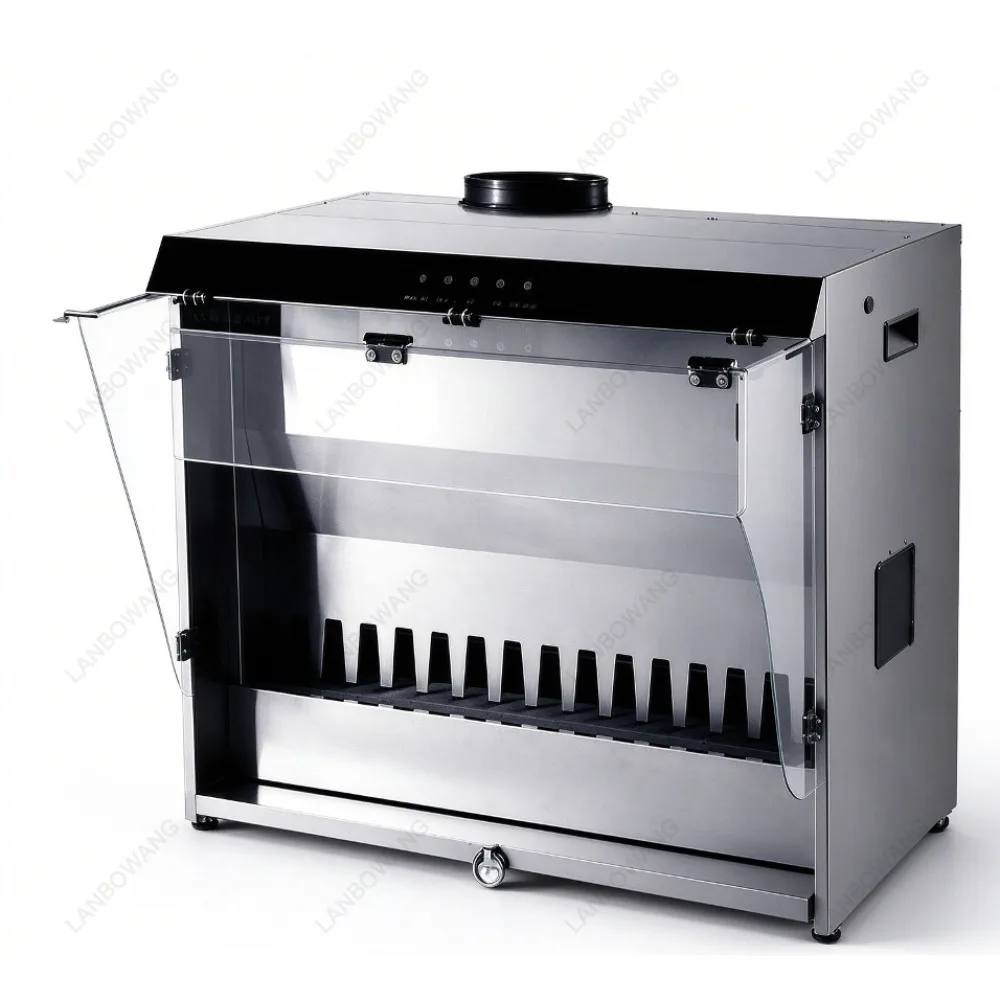 Dalispray Negative Pressure Water Curtain Spray Box, Stainless Steel Circulating Water Pump Spray Cabinet