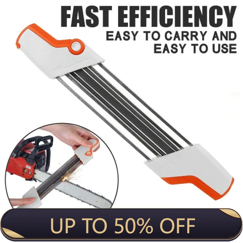 Chain Saw Grinder Portable Manual Chain Grinding File Mini Electric Saws Polishing Tools Professional Garden Power Tool Accessor