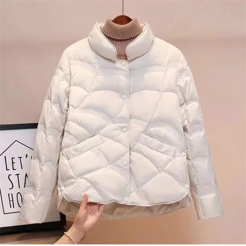 Women Winter Jacket 2023 New Warm Short Down Cotton Jacket Korean Parkas Hooded Cotton Padded Slim Jacket Puffer Coat Outerwear