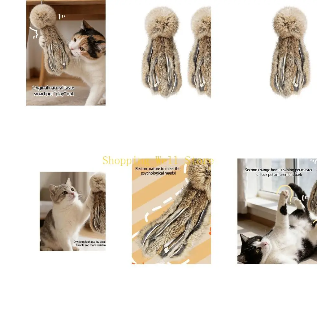 KX4B Interaction Plush Octopuses Cats Dog Entertainment Toy Enriching Design Animal Teaser For Pet Engagement Indoor Play