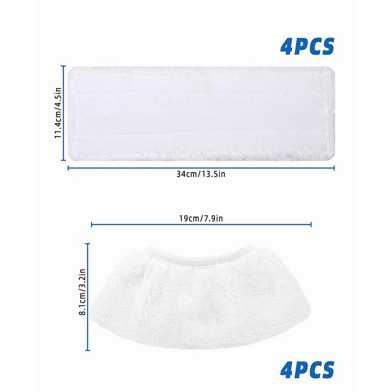 Microfibra Steam Cleaner Wipes, Steam Cleaner Acessório, Easy Fix, SC2, SC3, SC4, SC5