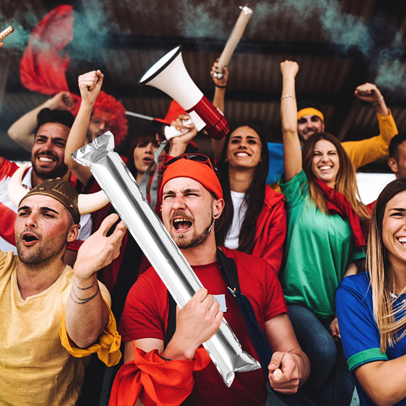 

Pcs Inflatable Cheering Party Noise Sticks For Sports Concert Events Lightweight Plastic Noise Makers Portable Long Sticks