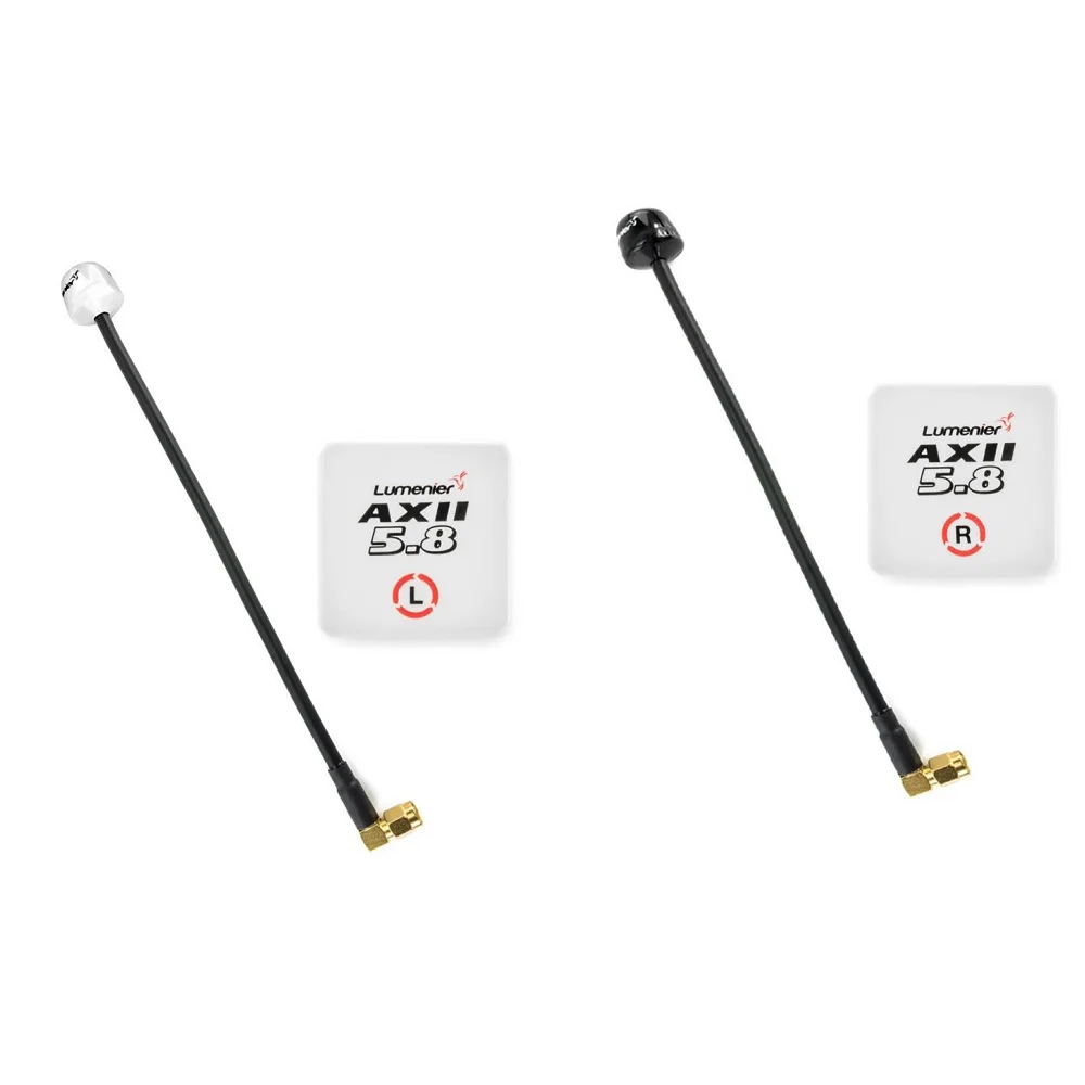 Lumenier AXII 2 Long Range Diversity Antenna Bundle 5.8GHz (LHCP) (RHCP)