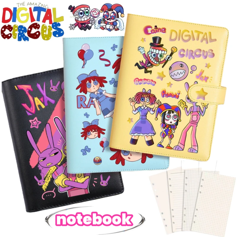 The Amazing Digital Circus Pomni Gangle Ragatha Ragatha creative cartoon ledger student convenient binder notebook birthday gift