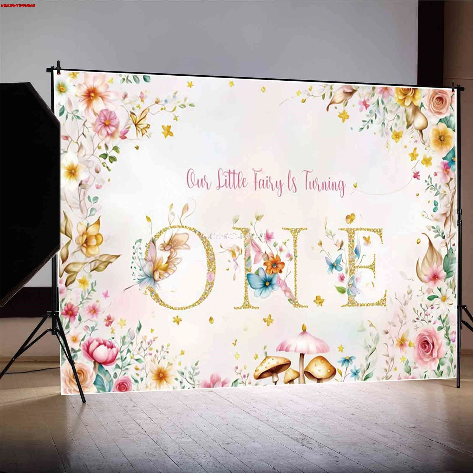 Een kleine vlinder is onderweg - Photography Backdrop Muslin recensie en prijs