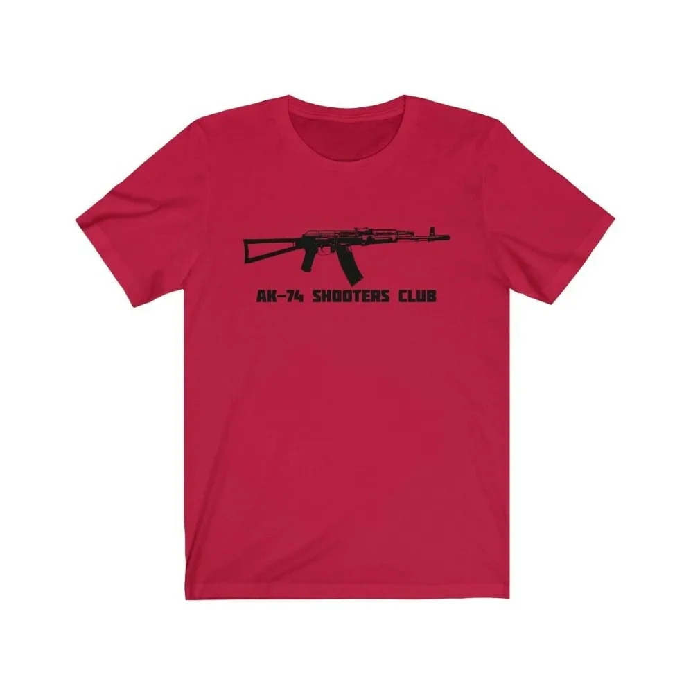 Ak-74 Shooters Club Shirt, 5.45 Ak74, Russian Soviet Ak-47, Ak47, T Shirts Fashion Summer Men Print Shirt view 2