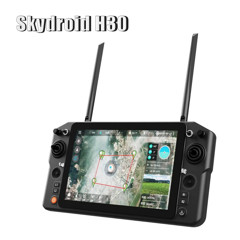 Skydroid H30 remote control,50KM Ultra Long Distance Agricultural Data and integrated 1080P image transmission ground station