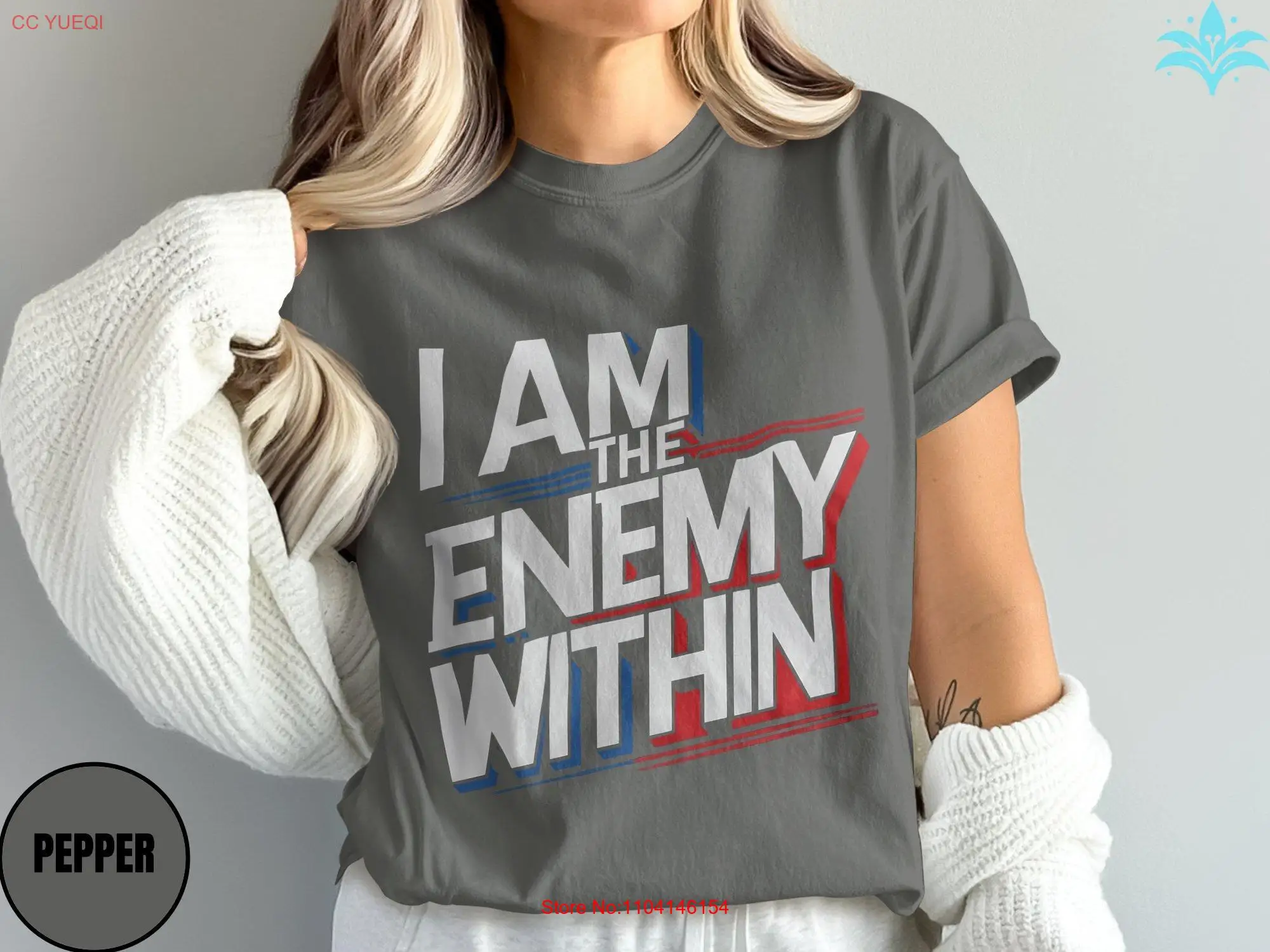 I Am The Enemy Within Not Aspiring To Be Humble T Shirt Kamala Harris 2024 Madam President DemocraT Election