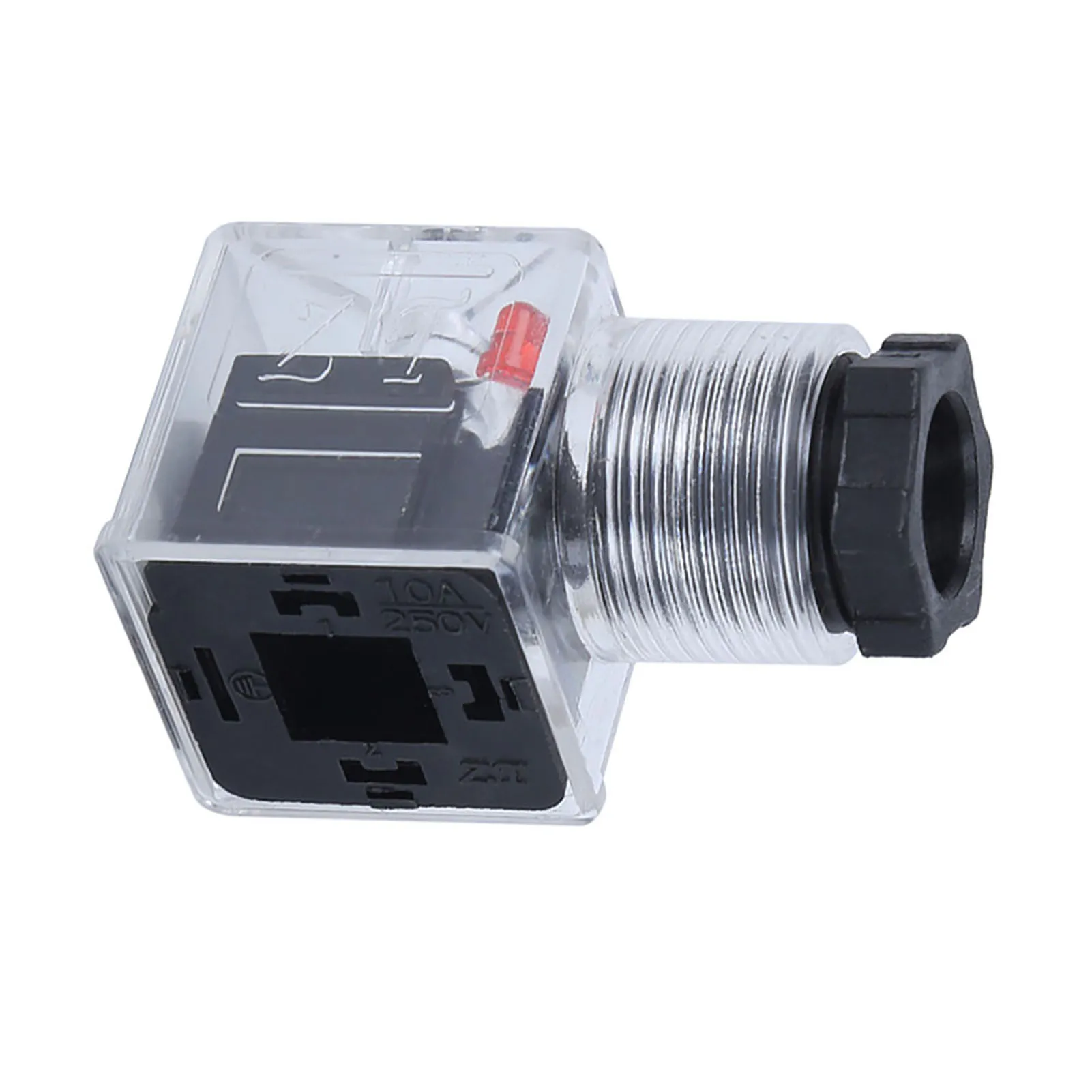 5Pcs Solenoid Coil Plug Hydraulic Solenoid Valve Transparent Voltage Universal Accessories DC24V