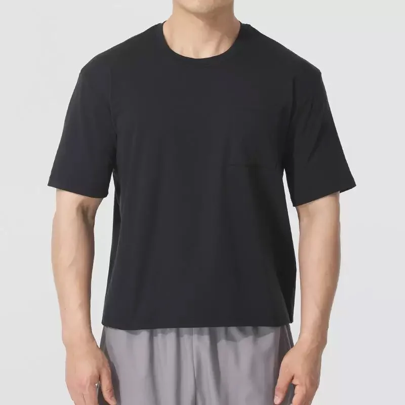 

Under Armour Running and Leisure Short-Sleeved Men's Summer Black Round-Neck Fitness Training Sports T-Shirt 1382805-001