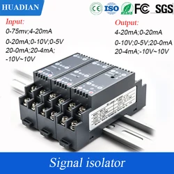 signal converter  isolator 4-20ma 0-10 v 1-5 v input output high voltage sensor