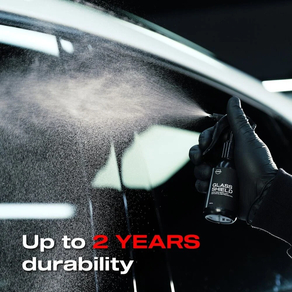 Nasiol GlasShield Poderosa Nano Proteção Repelente De Chuva Spray 50ml, 2 Anos
