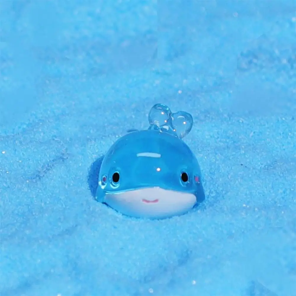 

Cartoon Luminous Ocean Animal Ornament Resin Crafts DIY Ocean Animal Miniature Figurines Cute Mini Ocean Animal Statue