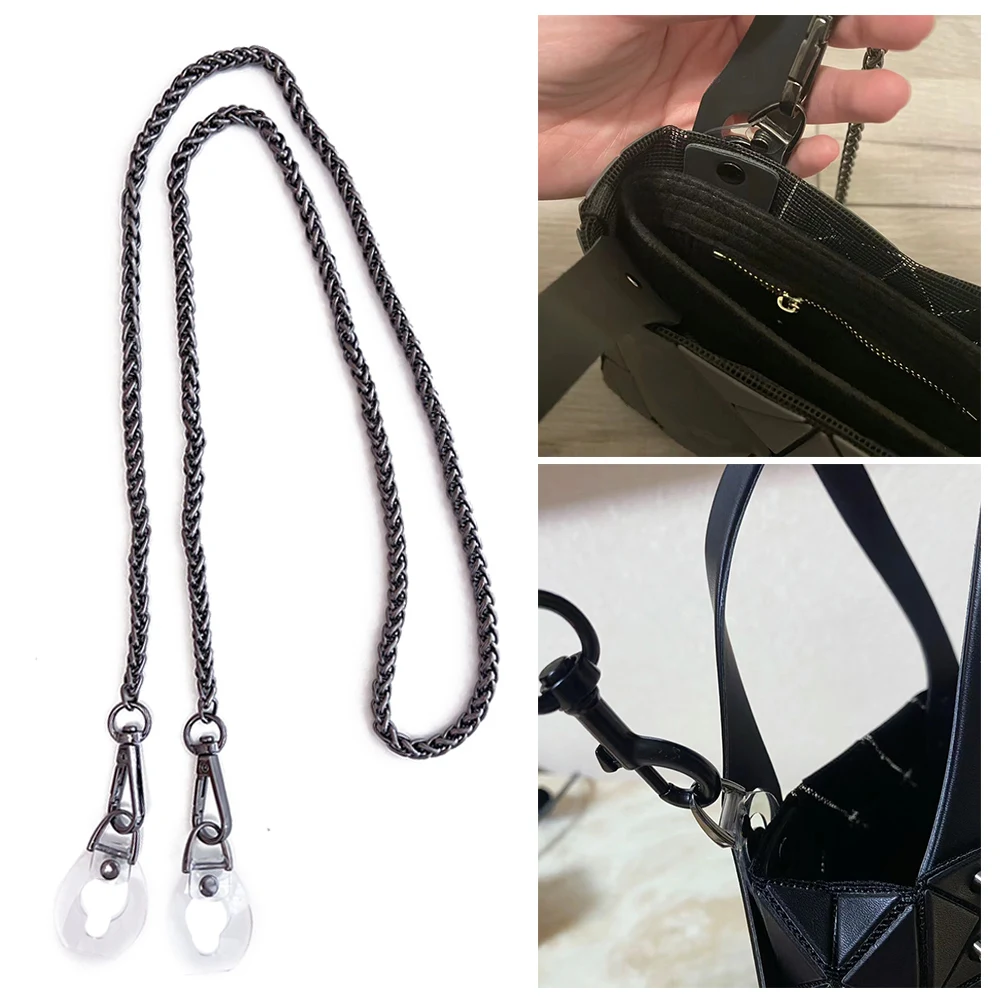 Metal Bag Chain Transformation Accessories For Issey Miyake Underarm Crossbody Replacement Handbag Strap Anti-wear Buckle