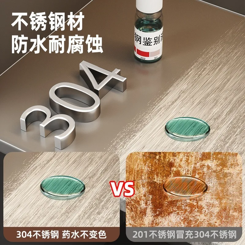 Factory direct sales stainless steel niche cabinet toilet embedded bathroom niche metal TV finished rack