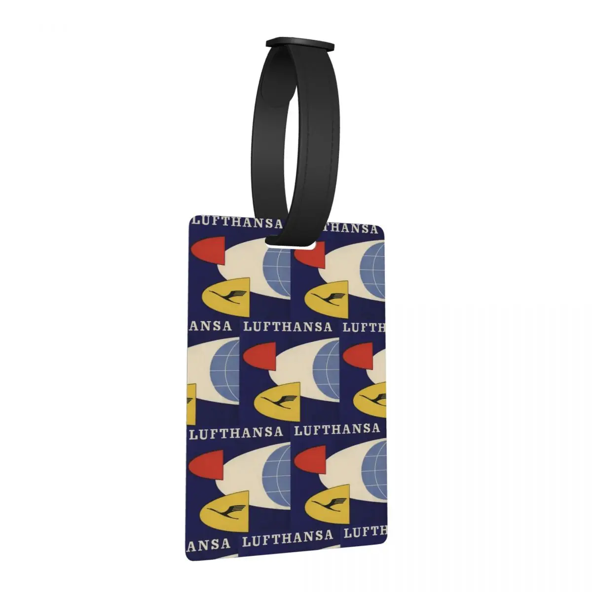 

Винтажные багажные бирки Deutsche Lufthansa: аксессуары для чемоданов, этикетки для багажа, держатели для именных и адресных наклеек