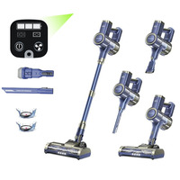 40KPA Cordless Dry Vacuum Cleaner Mop Edge Cleaning 40min Auto Suction Floor Washer Self-Cleaning Smart Appliance Erabros EV1