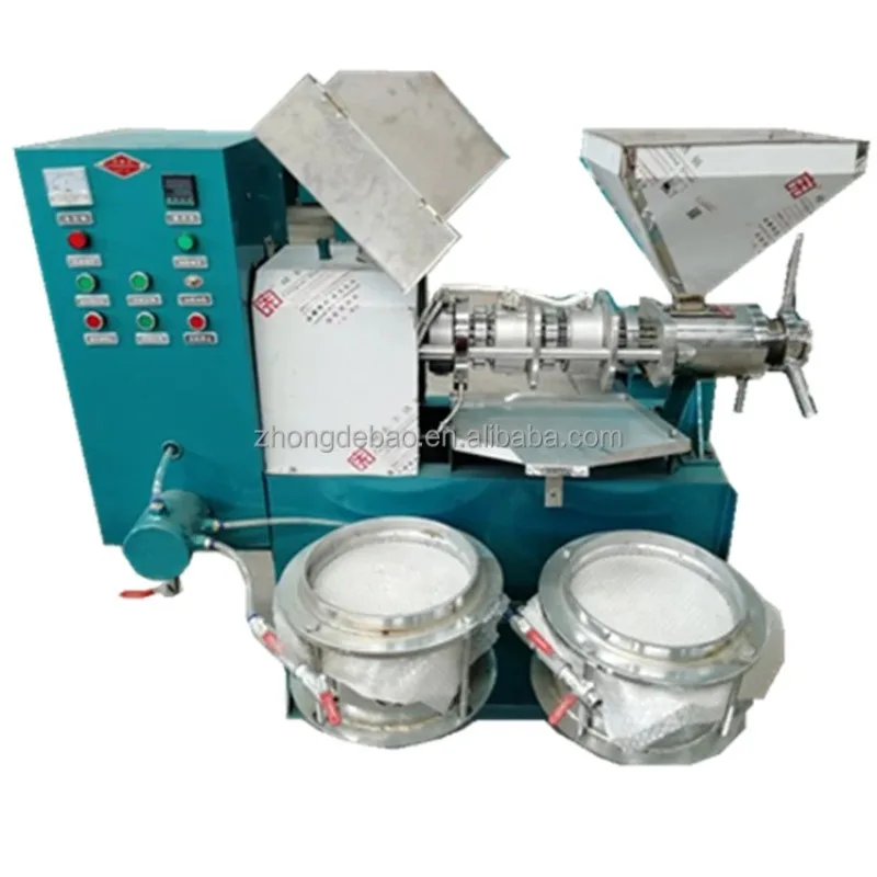 Commercial Screw Peanut Sunflower Seeds Oil Extraction Oil Press Machine For Small Business