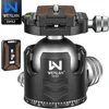 WEYLLAN DSLR 카메라용 전문 삼각대 헤드, 모노포드 Arca 퀵릴리즈 플레이트, 로우 프로파일 볼헤드, 최대 하중 30kg, 52mm 1