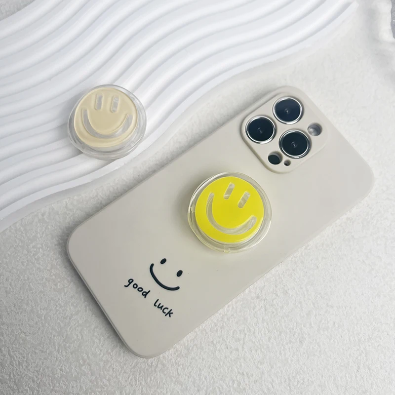 Phone Holder Socket Grip Double Acrylic Three-Dimensional for Magsafe IPhone Mac Samsung Safe Ring Finger Expanding Stand