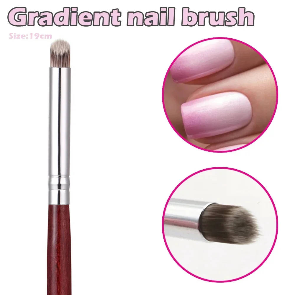 1 pc profession elle Nagel kunst Pinsel Farbverlauf Nagel bürste Maniküre Gel politur Pinsel allmähliche Farbe blühende Nagel Zeichenstift
