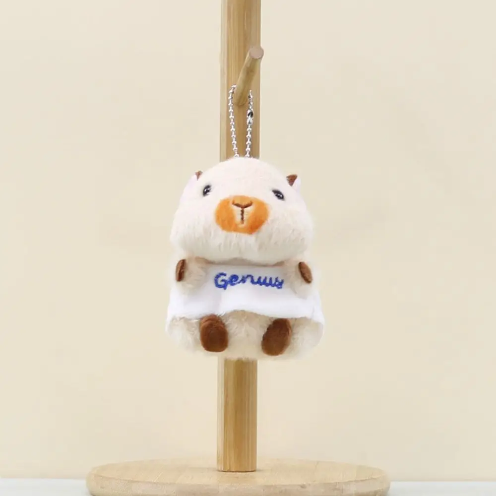 Knuffeldier cavia sleutelhanger bij hoodie cavia sleutelhanger hoed interactieve hamster hanger rugzak decor