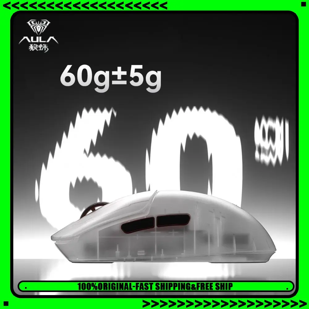 AULA SC580 EVO Mouse Wireless Tri Mode Dual 8K Polling Rate 20000DPI AL530 Sensor Gaming Mice Long Battery Life For PC Laptop