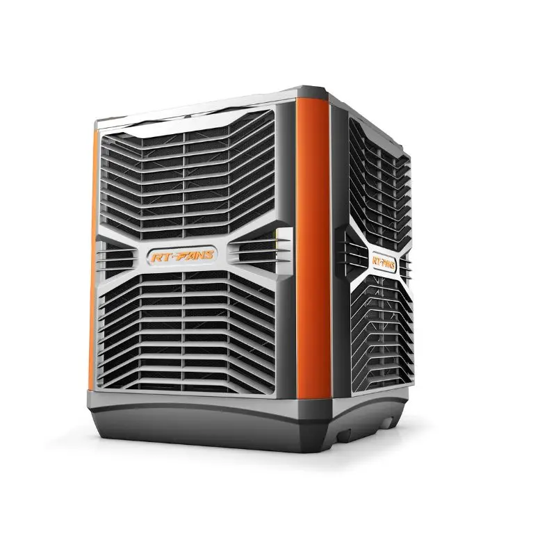 

RTFANS Industrial evaporative Water-Cooled Air Conditioner Wet Curtain Air Cooler for plant Cooling 9000BTU