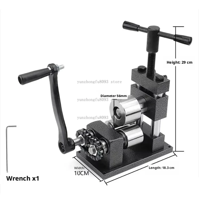 Ring and Bracelet Rounding Machine, Small Manual Bending Tool with Reinforced Shaft for Gold Silver Copper Jewelry Repair