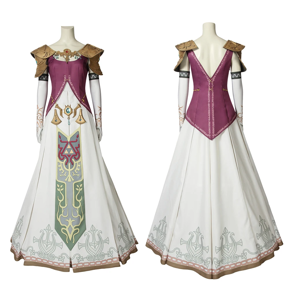 

The Leg of Zelda Twilight Princess Cosplay Costume Game Zelda Princess Dress Outfits Suit Halloween Party Roleplay Outfits