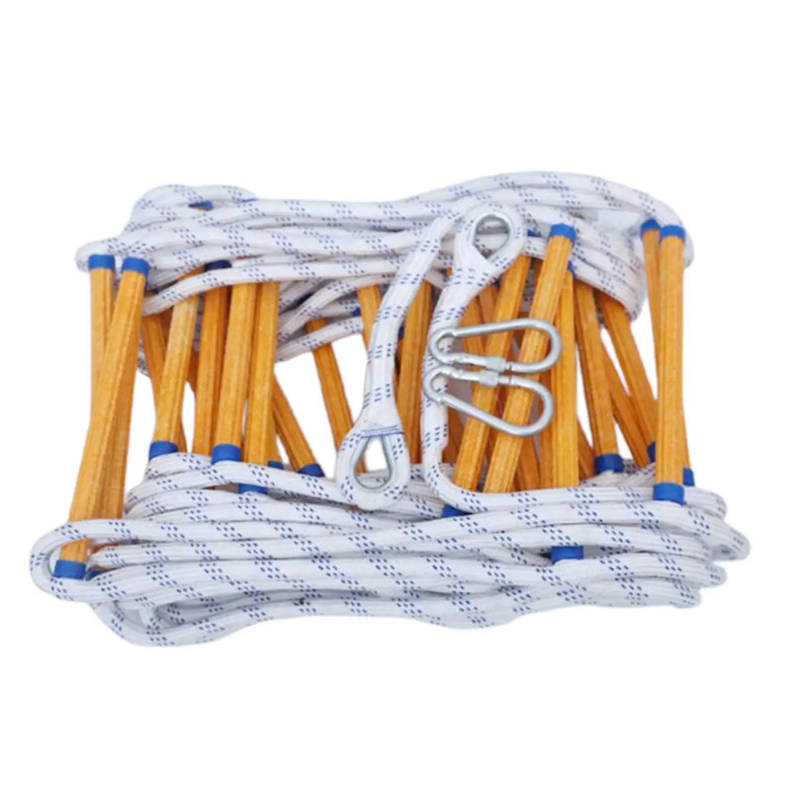 Fire Escape Ladder Soft Rope Reusable Kids Adults Fast to Deploy for Work Climbing Outdoor Engineering Residential Building