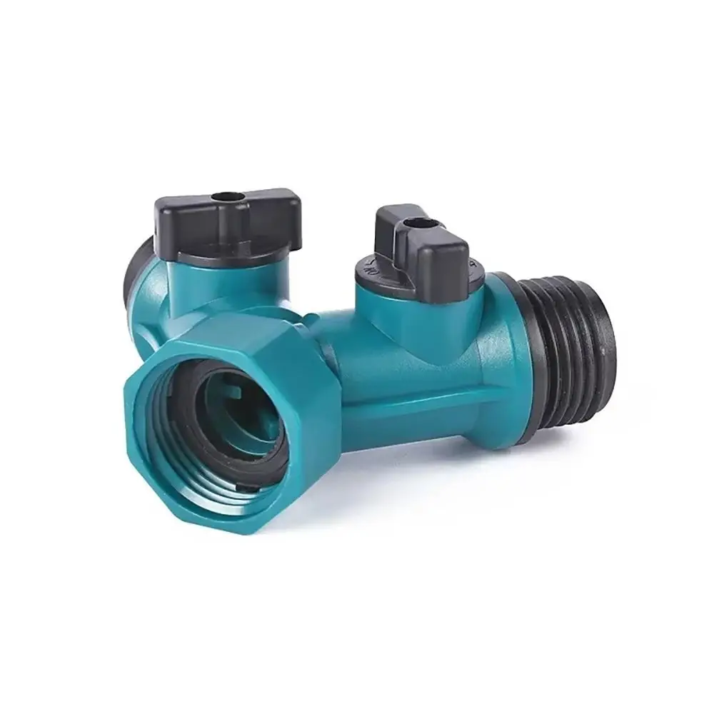 

1 шт. с быстрым разъемом для воды с краном, быстрое включение/выключение, герметичный разъем для садового шланга Y-типа 1/2 "3/4" разветвитель шланга